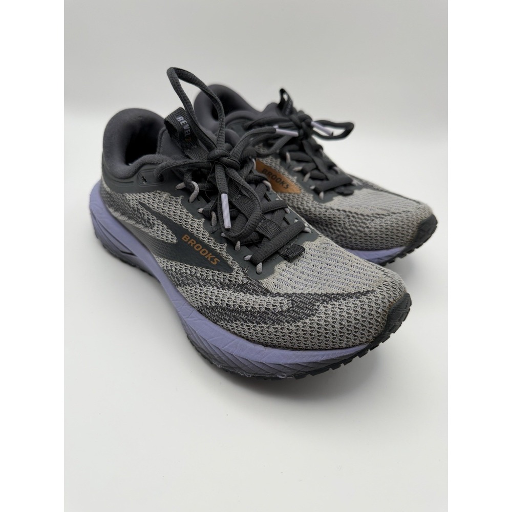 Brooks Revel 7 Women's Size 5.5 Gray Purple Running Shoes Athletic Cushioned - Picture 1 of 8